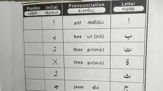 குர்ஆன் ஓதும் பயிற்சி வகுப்பு பாடம் - 8 - Quran reading class in Tamil