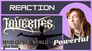 HER VOICE! Reacting to LOVEBITES - Edge of The World (LIVE)