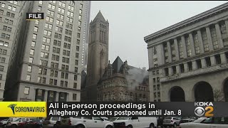 Allegheny County Court Postpones In-Person Hearings