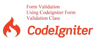 Form Validation Registration Form part 5 Make Blog in Codeigntier