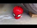 Crushing Crunchy & Soft Things by Car! EXPERIMENT CAR vs SPIDER-MAN HEAD