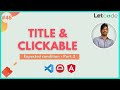 Expected Conditions - Title & Clickable | Protractor Tutorial | LetCode