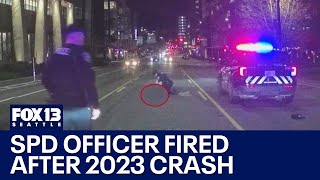 SPD officer fired after deadly 2023 crash | FOX 13 Seattle