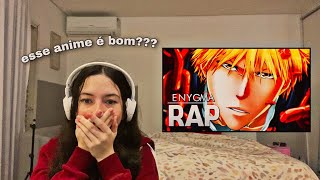 (QUE ANIME LOUCO!!) React rap Shinigami... ou Hollow (Bleach) enygma 93 - weeb things