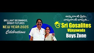 SRI GOSALITES | VIJAYAWADA | NEW YEAR CELEBRATIONS 2025 | BOYS ZONE