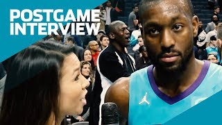 KEMBA WALKER interview after big HORNETS WIN vs Denver Nuggets!