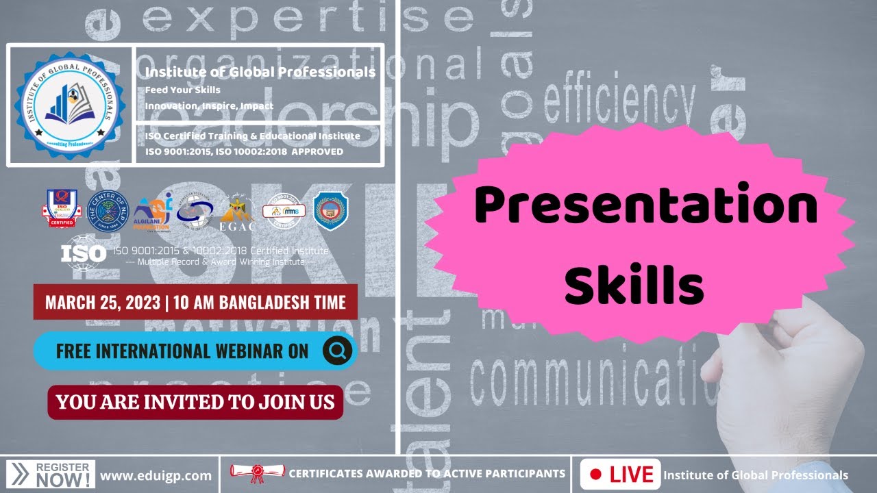 Presentation Skills Youtube