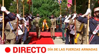 DÍA de las FUERZAS ARMADAS con homenaje a los caídos y sin desfile por la PANDEMIA | RTVE Noticias