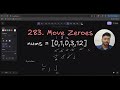 Leetcode 283: Move Zeroes Solution Explained
