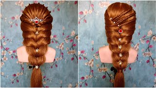 Simple Braid Hairstyles for Long Hair | Beautiful Party Ideas | Hair Style Girl Simple And Easy