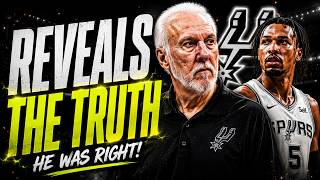 Greg Popovich REVEALS The Truth About Stephon Castle (He Was Right!)