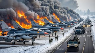 Just arrived! 200 US fighter jets destroyed by Russian missiles upon arrival at Ukrainian air basedo