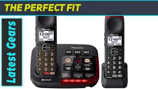 Panasonic KX-TGM430B: Best Amplified Cordless Phone with Voice Volume Booster and Bluetooth