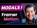 EASY Modal Animations with Framer Motion in React!!!