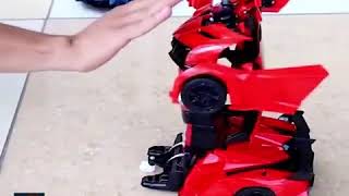 Deformation Remote Control Car Toy Gift for Children - RED