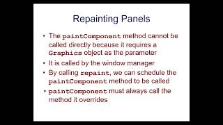Intermediate Java Programming - Graphics and GUIs Part 1