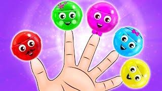 Finger Family Song With Colorful Lollipops and more Kids Songs By @hooplakidz on