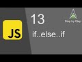 JavaScript Beginners Tutorial 13 | If Else If statements