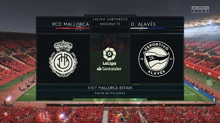 RCD Mallorca vs Deportivo Alaves La Liga Santander Full Match FIFA 22 (EP12)