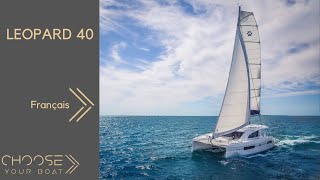 Leopard 40 Catamaran (Vidéo de Visite Guidée en français)