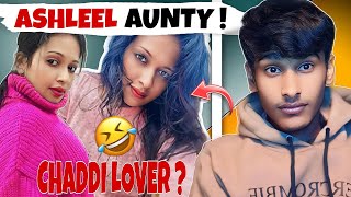 MOLESTING BOYS on INTERNET 🤣 CHADDI lover AUNTY#roast 🤣🤣@CarryMinati