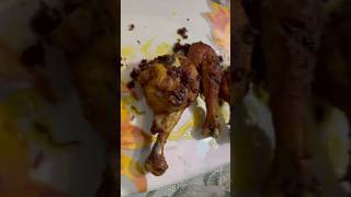 Crispy LegPuff chicken Asmr cooking #shorts #asmr #cooking #chicken #new