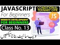 JavaScript Conditional Ternary Operator | JavaScript Course for beginners in Urdu Hindi