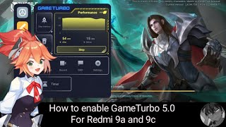 How to Enable Game Turbo 5.0 on Redmi 9a | MIUI 12.0.20