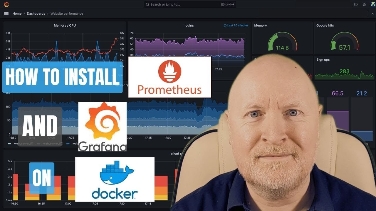 How To Install Prometheus And Grafana On Docker - YouTube