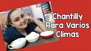 Chantilly Para Diferentes Climas 👩‍🍳 Reposteria Con Luddys