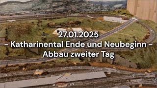 2025-01-27 #Märklin #Modellbahn #Katharinental - Abbau zweiter Tag