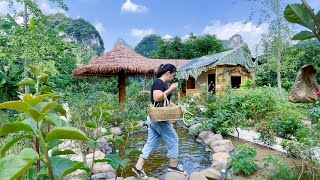 80后夫妻住在深山小屋，开荒种地与世无争，像人间仙境 This couple lives in the mountains with picturesque scenery