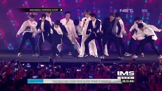 Cuplikan Penampilan Suju Saat  Bawakan  Lagu Mr Simple Di Penutupan Asian Games 2018