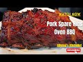 Best Pork Spare Ribs Oven BBQ | Allynna's KitcheNet