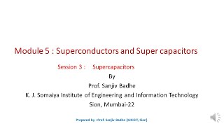 Superconductors and Supercapacitors Session 3 (Supercapacitors) noise reduced