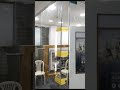 12mm glass fixed and door office cubicle