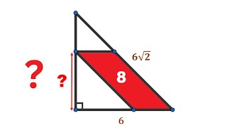 A parallelogram and the right triangle. Can you solve?