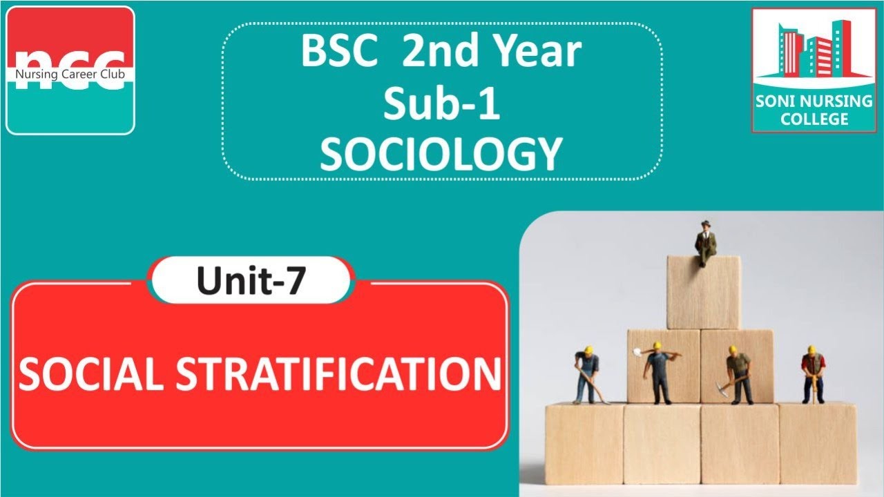 B.Sc. 2.1.7 – SOCIAL STRATIFICATION - YouTube