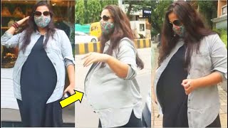 Fully Pregnant Neha Dhupia CAN’T Walk Properly Shocking WEIGHT GAIN In her Last Month Of Pregnancy!