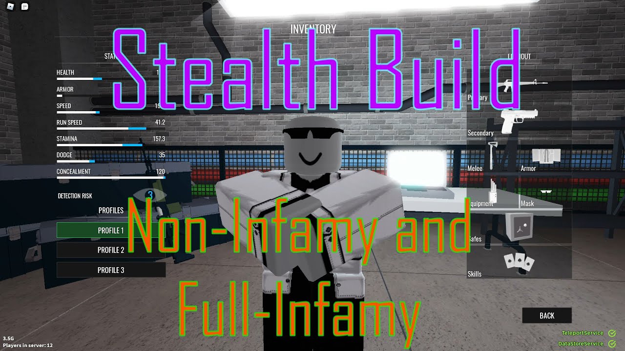 Stealth Build Notoriety Roblox Youtube