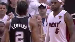 Kahwi Leonard + Spurs Defense on LeBron - 2014 Finals Game 4