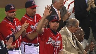 The Braves pay tribute to Chipper Jones' career