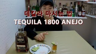 [혼술 in CANADA] 데킬라 마시는 법 - TEQUILA 1800 ANEJO