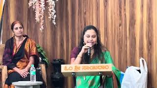 “GAANA KALAA SARASWATHI” to Dr. Priyadarshini at Sadhguru Purandara Thyagaraja Aradhana Mahotsava