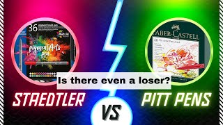 Pitt brush pens vs Staedtler brush pens- Two reviews and a showdown