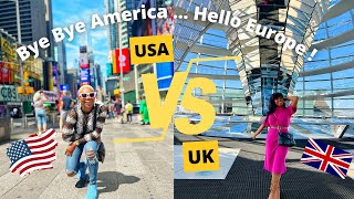 Living in USA vs UK Europe: Cost of Living in USA vs UK. Watch this before Moving!