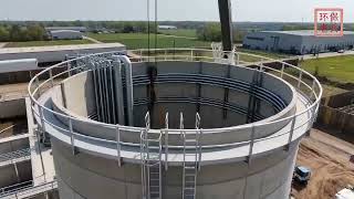 AI-Generated Design of a Wastewater Treatment Plant