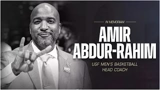 Amir Abdur-Rahim, USF Men's Basketball coach and brother of all-star Shareef Abdur-Rahim, dies at 43