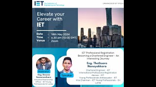 Becoming an International recognised Chartered Engineer (CEng) through the IET