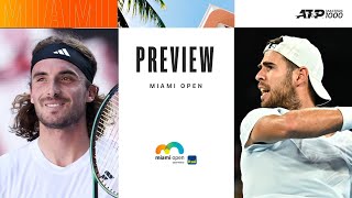 ATP Miami Preview KHACHANOV v TSITSIPAS
